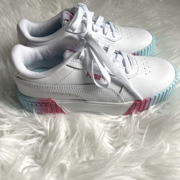 GIRLS' PUMA CARINA 2.0 FADE SNEAKERS - Picture 3 of 5